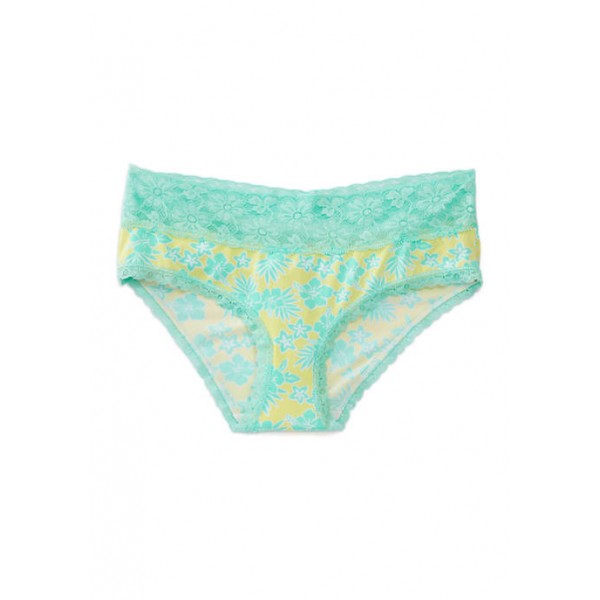 Rene Rofe’ Printed Lace Hipster Underwear