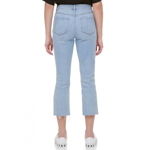 DKNY Men's Foundation Slim Straight Cropped Jeans