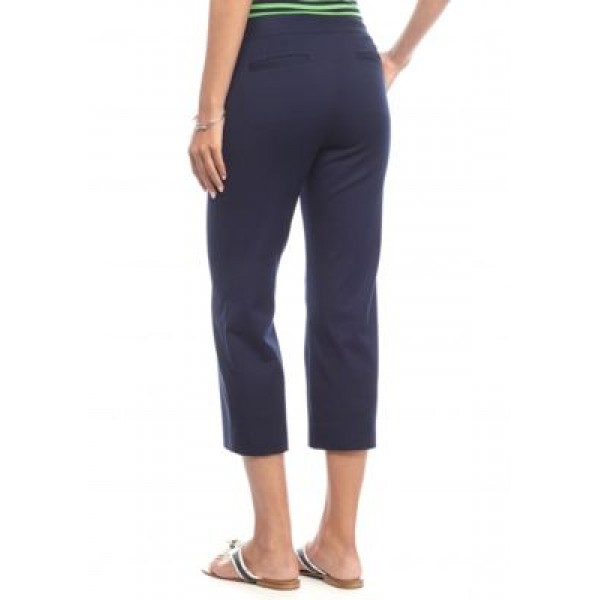 Crown & Ivy™ Wide Leg Bi-stretch Crop Pants