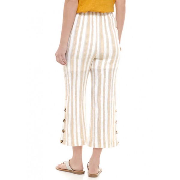 New Directions® Women's Button Hem Crop Pants