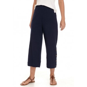 New Directions® Women's Button Hem Cropped Pants 