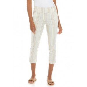 SOHO APPAREL Women's Linen Stripe Pants 