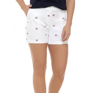 Crown & Ivy™ 5 Inch Embellished Shorts 