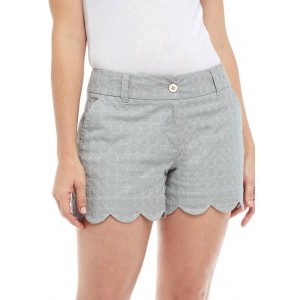 Crown & Ivy™ Women's Scalloped Shorts 