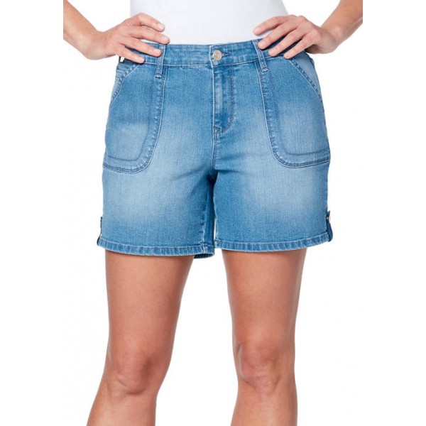 Gloria Vanderbilt Women's Tab Hem Shorts
