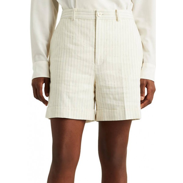Lauren Ralph Lauren Women's Striped Linen Twill Shorts
