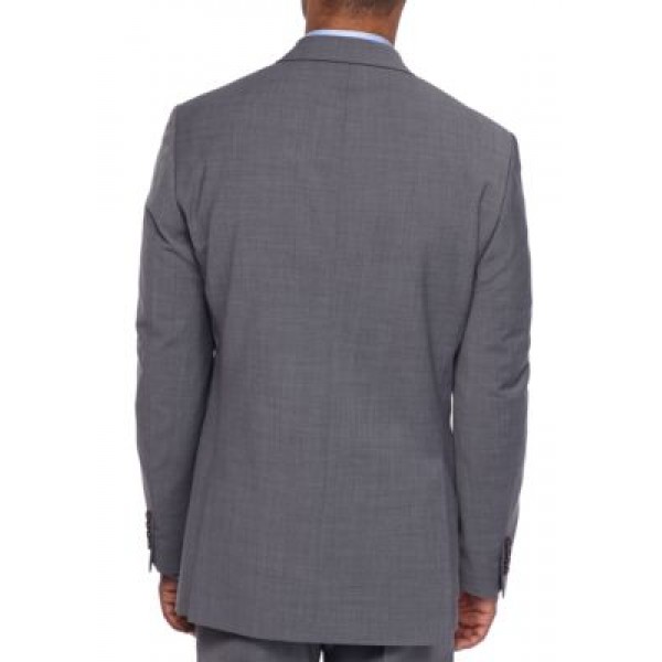 Crown & Ivy™ Slim Fit Stretch Gray Suit Coat