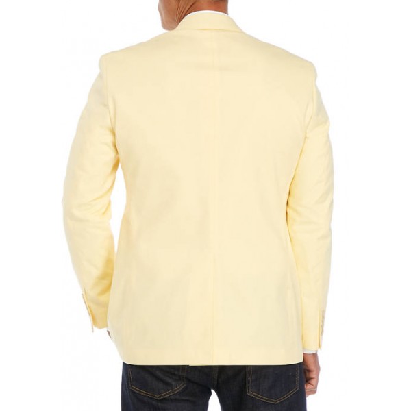 Saddlebred® Yellow Chambray Sport Coat