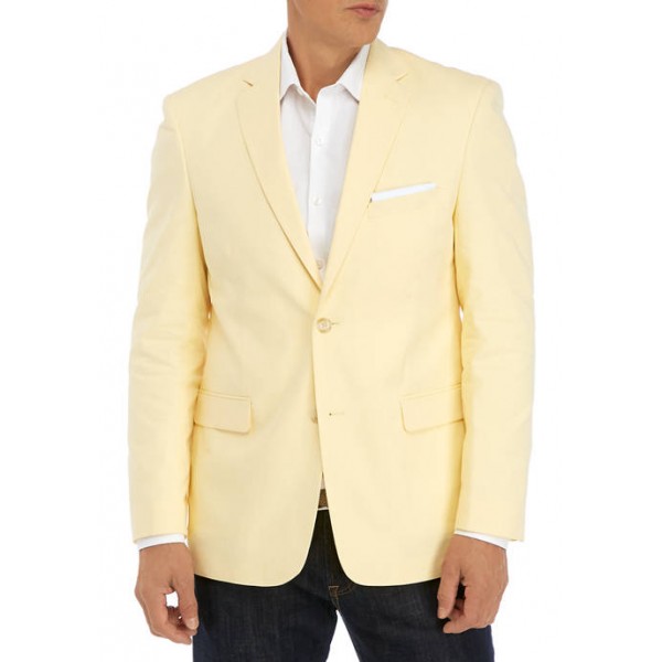 Saddlebred® Yellow Chambray Sport Coat