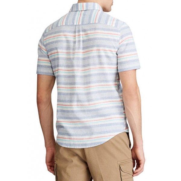 Chaps Go Untucked Short Sleeve Button Down Shirt