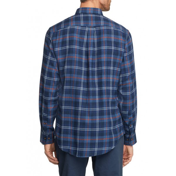 IZOD Flannel Plaid Button Down Shirt