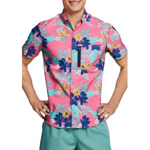 speedo® Short Sleeve Floral Paddle Shirt 