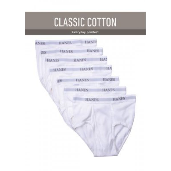 Hanes® Platinum Classic Cotton Tagless® Briefs 6 Pack