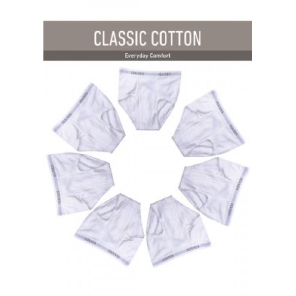 Hanes® Platinum Classic Cotton Tagless® Briefs 6 Pack