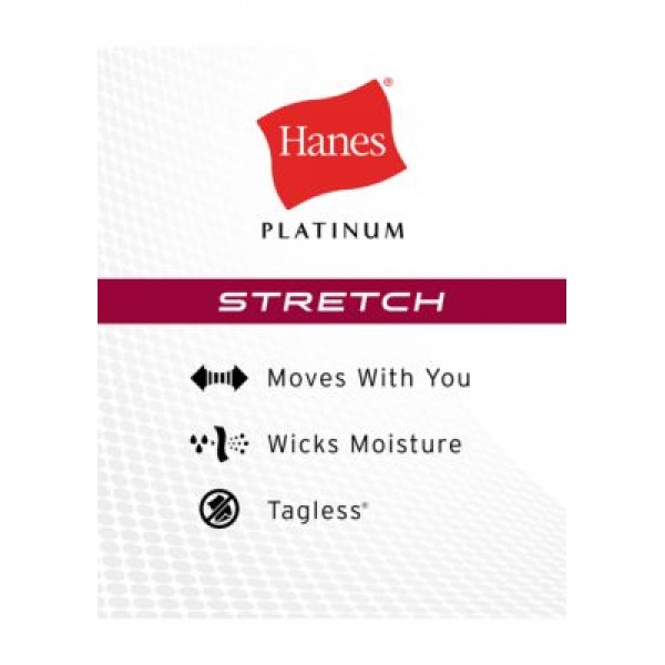 Hanes® Platinum Stretch Tagless® Boxer Briefs 4 Pack