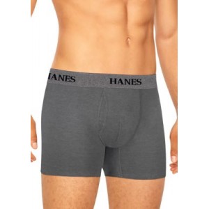 Hanes® Platinum Stretch Tagless® Boxer Briefs 4 Pack 