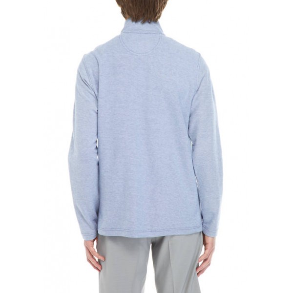 IZOD Long Sleeve Cotton 1/4 Zip Pullover