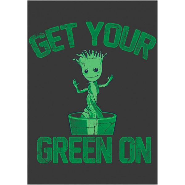 Marvel™ Marvel Groot Green Graphic Fleece Hoodie