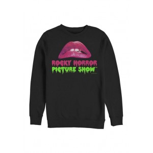 Rocky Horror Picture Show Rocky Horror Picture Show Lips and Logo Crew Fleece Graphic Sweatshirt 