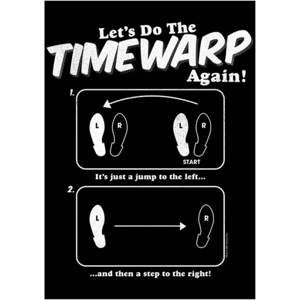 Rocky Horror Picture Show Rocky Horror Picture Show Time Warp Instructions Graphic Fleece Hoodie