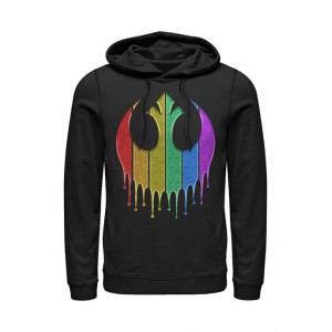 Star Wars® Rainbow Sparkle Rebel Drip Fleece Graphic Hoodie 