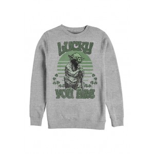 Star Wars® Star Wars™ Lucky Is Yoda Graphic Crew Fleece Sweatshirt 