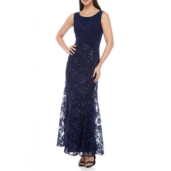 Alex Evenings Women's Long Fit and Flare Gown