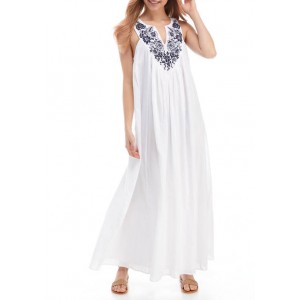 Crown & Ivy™ Women's Sleeveless Embellished Maxi Dress 