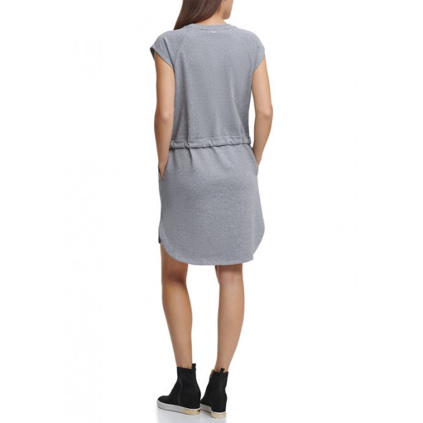 DKNY Cap Sleeve Sweatshirt Dress
