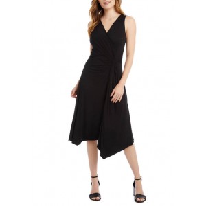 Karen Kane Women's Asymmetric Wrap Dress 