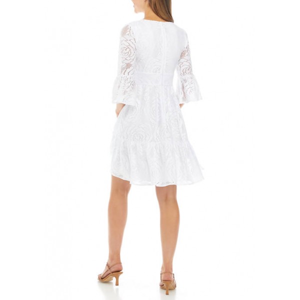 Lilly Pulitzer® Cecilia Lace Flare Sleeve Dress