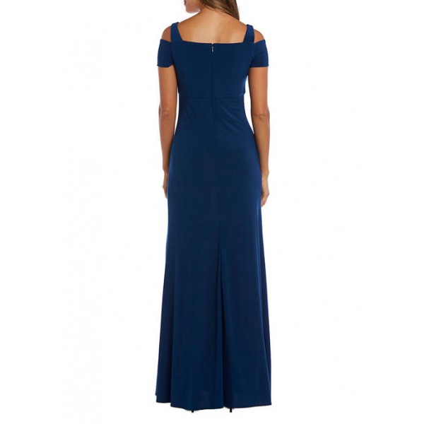 RM Richards Cold Shoulder Jersey Gown