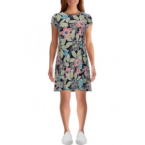 Ruby Rd Women's Must Haves III Flowy Floral Puff Printed Dress 