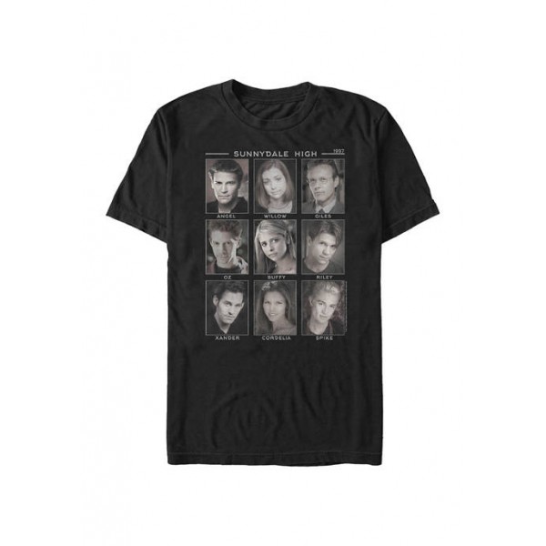 Buffy the Vampire Slayer Buffy the Vampire Slayer Faces Of Short Sleeve Graphic T-Shirt