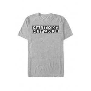 Cartoon Network Official Checkered Logo Short Sleeve Graphic T-Shirt