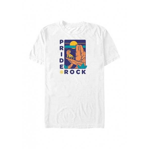 Disney® Lion King Pride Rock Badge Short Sleeve Graphic T-Shirt
