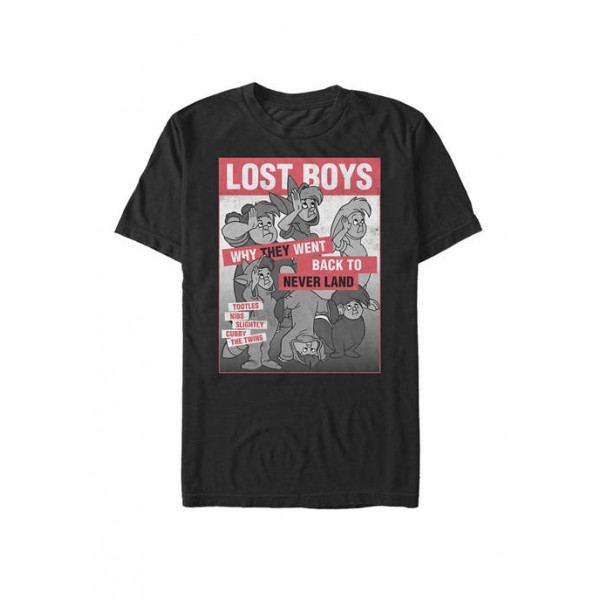 Disney® Lost Boys Classic Group Shot Poster Short Sleeve T-Shirt