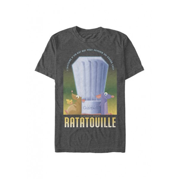 Disney® Pixar™ Ratatouille Histoire Dun Rat Poster Short Sleeve Graphic T-Shirt