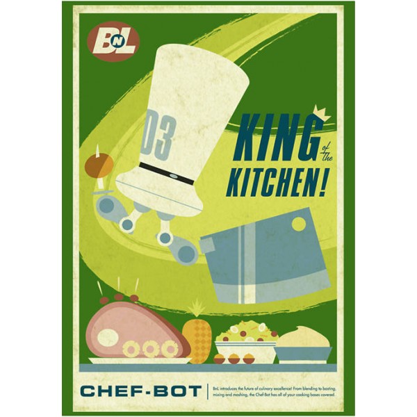 Disney® Pixar™ Wall-E King of the Kitchen Poster Short Sleeve Graphic T-Shirt