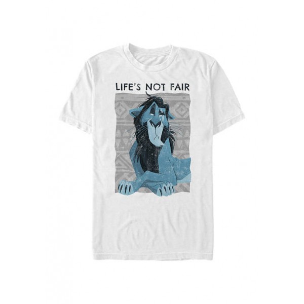 Disney® Villains Lion King Scar Not Fair Short Sleeve Graphic T-Shirt