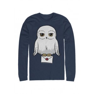 Harry Potter™ Harry Potter Anime Hedwig Mail Long Sleeve Graphic Crew T-Shirt 