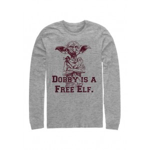 Harry Potter™ Harry Potter Dobby Free Elf Long Sleeve Graphic Crew T-Shirt 