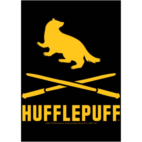 Harry Potter™ Harry Potter Hufflepuff Icons Crossed Wands Graphic T-Shirt