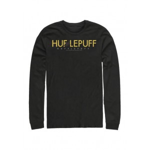 Harry Potter™ Harry Potter Hufflepuff Long Sleeve Graphic Crew T-Shirt 