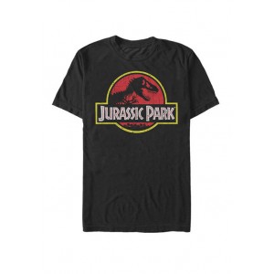Jurassic Park Classic Dinosaur Logo Short Sleeve Graphic T-Shirt 