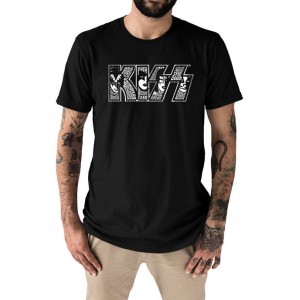 KISS Premium Blend Word Art Graphic T-Shirt - KISS 