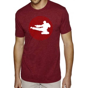LA Pop Art Premium Blend Word Art T-Shirt -Types of Martial Arts 