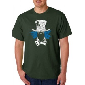 LA Pop Art Word Art Graphic T-Shirt - The Mad Hatter