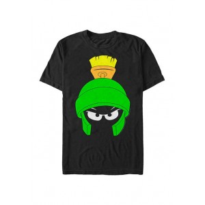 Looney Tunes™ Angry Marvin Face Graphic Short Sleeve T-Shirt 