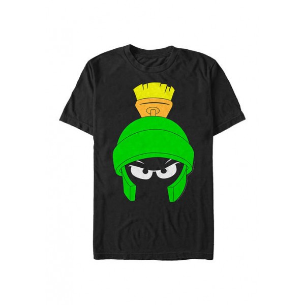 Looney Tunes™ Angry Marvin Face Graphic Short Sleeve T-Shirt